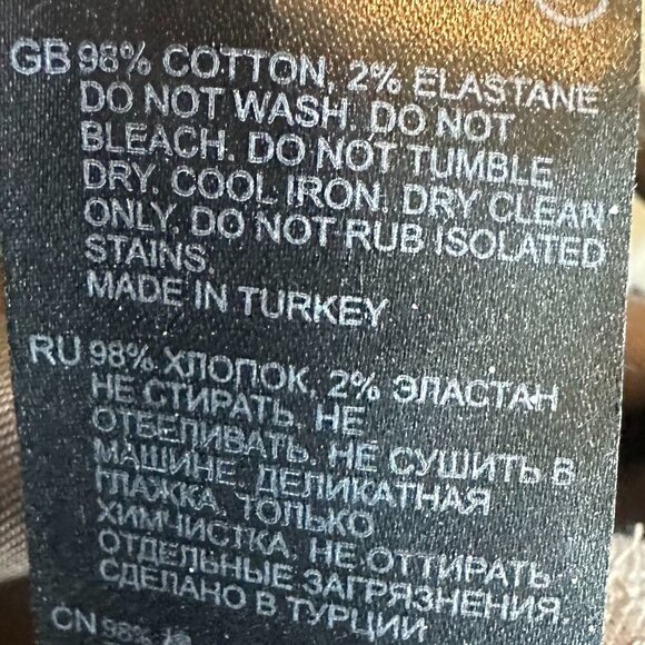 Reiss Florence Flare Leg Trouser Pants Slacks Mink Front Dart Size 12R Women's - Picture 14 of 14